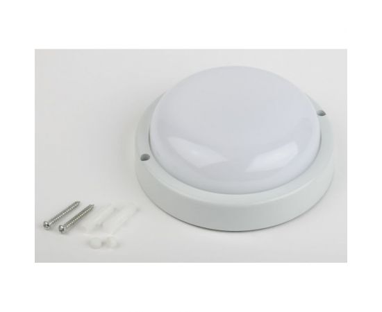 Светодиодный ЖКХ светильник ЭРА SPB-201-2-65K-018 с оптико-акустическим датчиком IP65 6500К D210 18Вт, Б0054582 – изображение 4