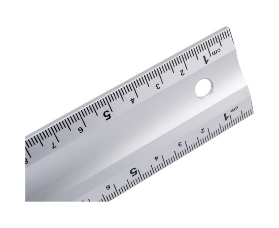 Линейка ALUKOMTOOLS алюминиевая строительная односторонняя - 40 см 211551400S – изображение 4