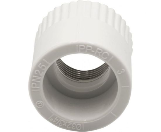 Комбинированная муфта VRT внутренняя, 32х3/4"", EVER plast, белый 538230 – изображение 4