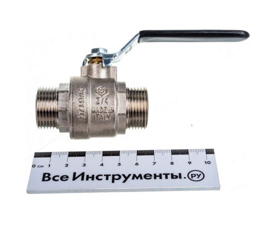 Шаровой полнопроходной кран STOUT НР/НР, ручка рычаг 3/4 RG008Q0F4SEIDH – изображение 4
