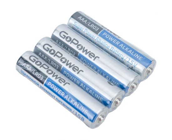 Батарейка GoPower LR03 AAA мизинчиковые Alkaline 1.5V 20 штук 00-00017749 – изображение 4