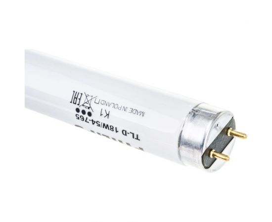 Люминесцентная лампа PHILIPS TL-D 18W/54-765 18Вт T8 6200К G13 10657 – изображение 4
