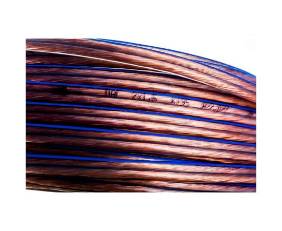 Акустический кабель Cablexpert прозрачный, 30 м, бухта CC-TC2x1,5-30M – изображение 5