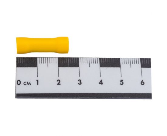 Соединительная гильза REXANT, изолированная, L-26 мм, 4-6 кв.мм, желтая, 100шт 08-0731 – изображение 5