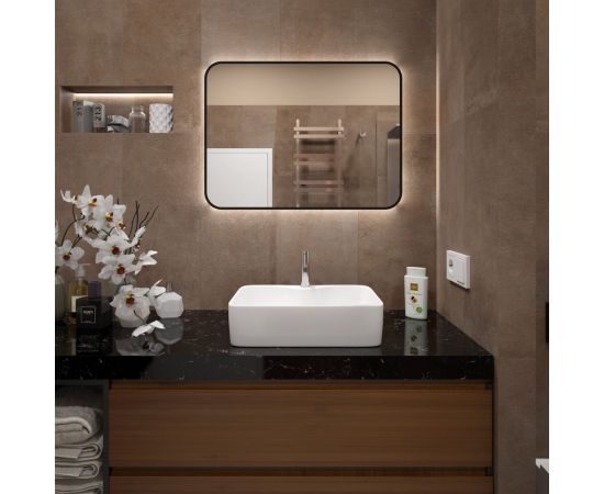 Раковина Teymi Helmi S 48 накладная с полочкой под смеситель, белая T50310 ЦБ-00266996 – изображение 6