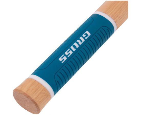 Молоток-гвоздодер GROSS 680 г, угол 75, магнит, обрезиненная рукоятка american hickory 10425 – изображение 7
