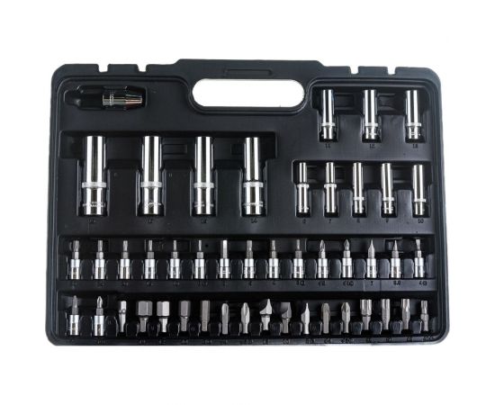 Профессиональный набор инструментов INTERTOOL 1/2 и 1/4, 94 шт., Cr-V ET-6094 – изображение 8