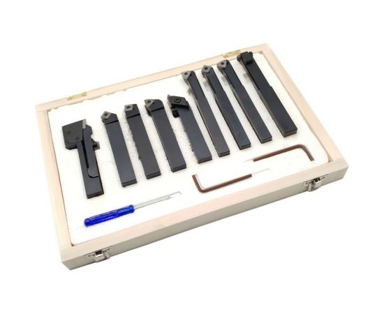 Комплект резцов со сменными пластинами (9 шт; 20х20 мм) ТЕХНОРЕАЛ МА400021525 