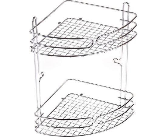 Угловая полка NOVADOM 2-х ярусная, 205x205x295 мм E-512 