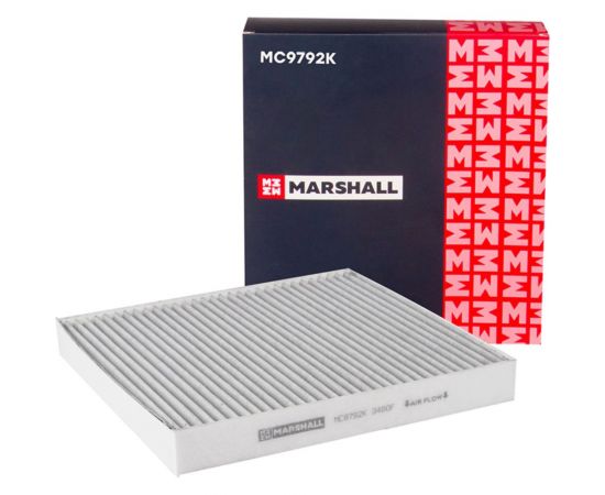 Фильтр салонный угольный Audi A3 (8V, 8Y) 12-, Skoda Octavia III, IV 13-, VW Tiguan II MARSHALL MC9792K 