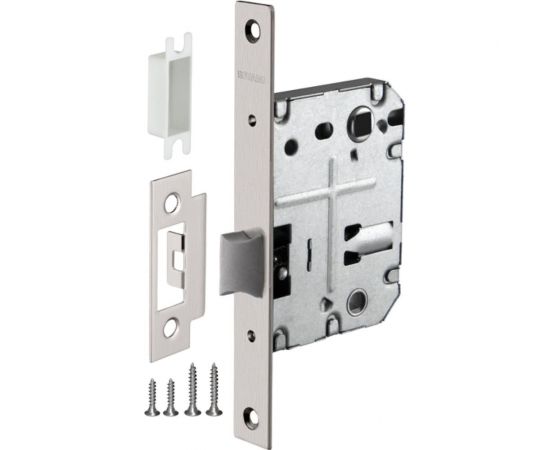 Врезная защелка Fuaro PLASTIC P72-50 SN матовый никель 33607 