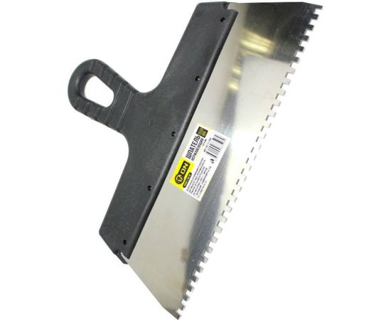 Нержавеющий шпатель ON пластиковая ручка 250мм зуб 8мм 02-11-258 