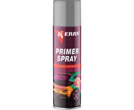 Акриловый грунт KERRY серый KR-006-1 