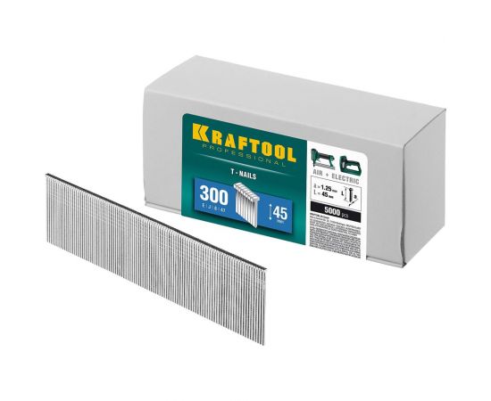 Гвозди для нейлера Kraftool тип 300 5000 шт. 31785-45 