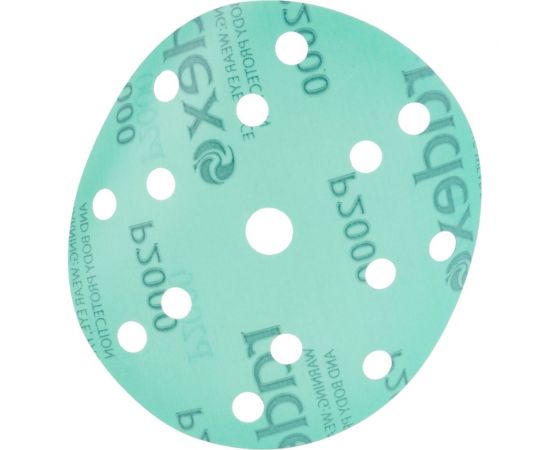 Круг абразивный на пленке GREEN (100 шт; 150 мм; P2000; 15 отверстий) RADEX 661519 