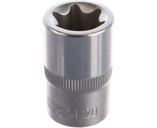 Головка торцевая TORX (Е20; 40 мм; 1/2"") с держателем ЭВРИКА ER-91607H 