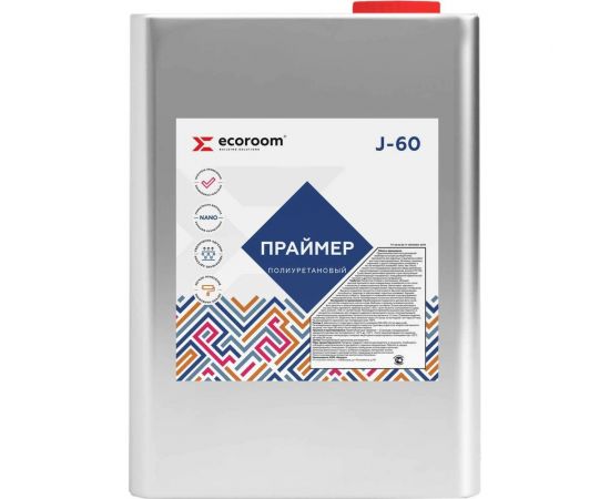 Полиуретановый праймер ECOROOM J-60 5 л ER-Pri-222-2-5 