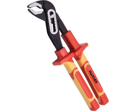 Переставные клещи Harden с диэлектрическими рукоятками до 1000V, 250мм, CRV / 800210 