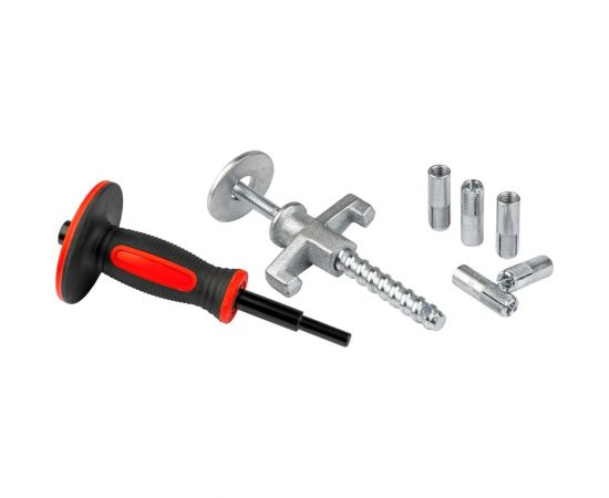 Крепёжный комплект для бетона в кейсе (пробойник с защитной рукояткой, анкера 5 шт) KEOS MKITS5 – изображение 2