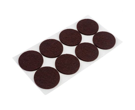 Самоклеящиеся накладки-протекторы для мебели Рыжий кот 8 шт., 35 мм, коричневый 105206 – изображение 2