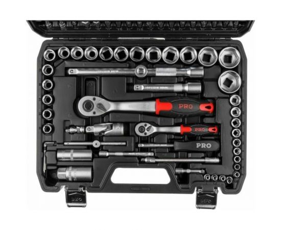 Набор инструментов STARTUL 1/4 , 1/2 6 граней 94 предмета PRO Stuttgart PRO-094S – изображение 2