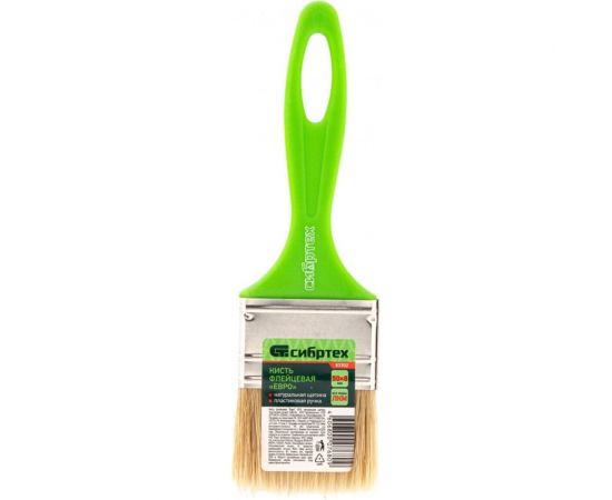 Флейцевая кисть СИБРТЕХ Евро, 50*8, натуральная щетина 83302 – изображение 2
