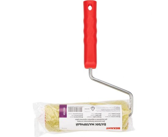 Валик REXANT полиакрил, ворс 18 мм, ширина ролика 180 мм, диам. 42 мм, бюгель 8 мм серия Мастер 89-0001 – изображение 3