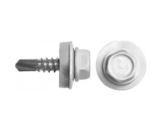 Кровельный саморез Госкреп 4,8х35 RAL 9003 белый, 250 шт. 2-0016710 – изображение 3