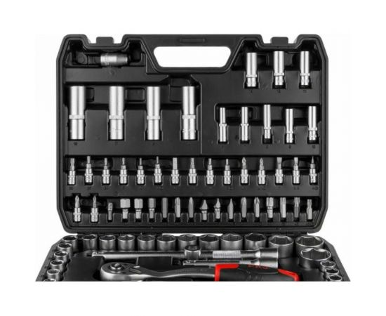 Набор инструментов STARTUL 1/4 , 1/2 6 граней 94 предмета PRO Stuttgart PRO-094S – изображение 3