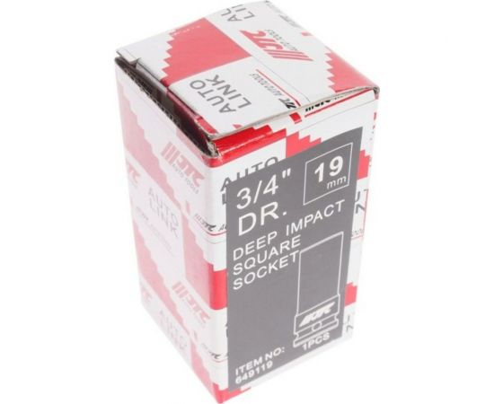 Головка торцевая 3/4” 19 4-х гранная квадрат ударная высокая L=90мм JTC 649119 – изображение 3