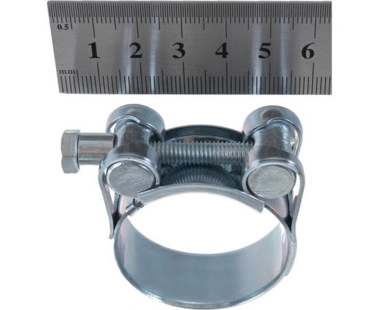 Металлические хомуты СИБРТЕХ, силовые, 36-39мм, ширина 20мм, шарнирный, W1, 2шт 47523 – изображение 3