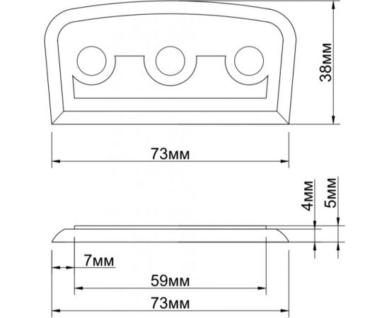 Набор шпателей для формовки и затирки швов Супримпласт 4 шт, белый 2NFZ4_02H – изображение 3