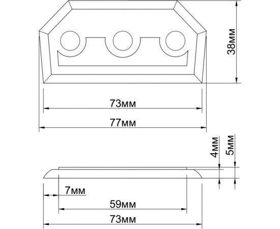 Набор шпателей для формовки и затирки швов Супримпласт 4 шт, белый 2NFZ4_02H – изображение 4