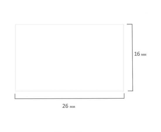 Этикет-лента BRAUBERG 26x16 мм, прямоугольная, белая, комплект 5 рулонов по 800 шт. 114208 – изображение 4