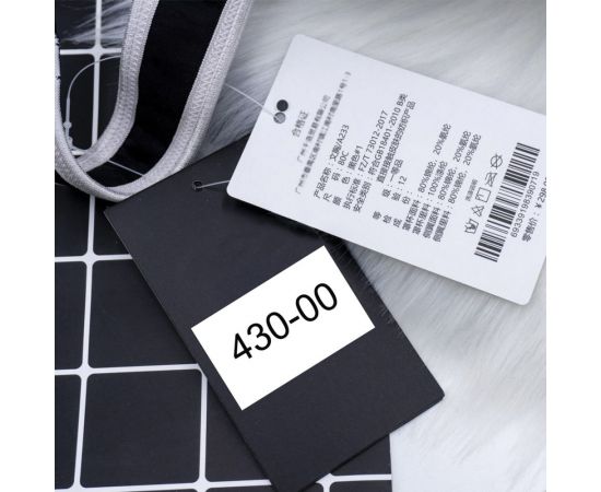 Этикет-лента BRAUBERG 26x16 мм, прямоугольная, белая, комплект 5 рулонов по 800 шт. 114208 – изображение 8