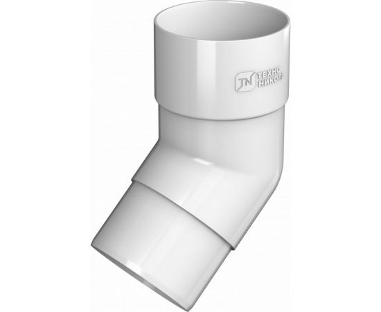 Колено трубы Технониколь (108 градусов; ПВХ; белый; 1 шт) TN519642 