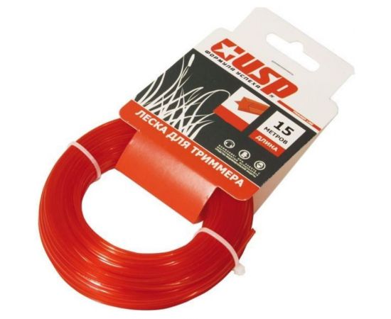 Леска для триммера (15 м, звезда, 3 мм) USP 78025 