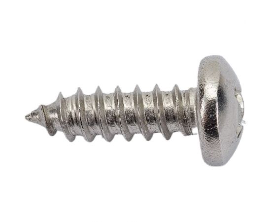 Нержавеющий саморез с полукруглой головкой KREPFIELD 4,2x13 мм, DIN 7981, А2, крестообразный шлиц PH, 50 шт. 7981А2САМОРЕЗ4.2X13-50 