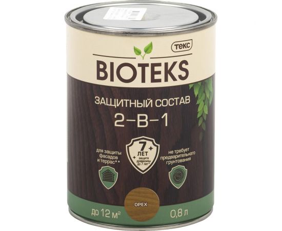 Биоантисептик Текс классик универсал орех 0,8 л. защ. состав 2 в 1 48644 