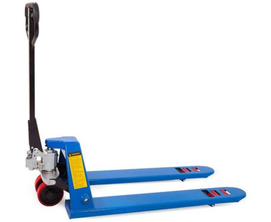 Гидравлическая тележка TOR низкопрофильная г/п 2500 кг 550х1150 мм RHP полиуретан. колеса 1180259 