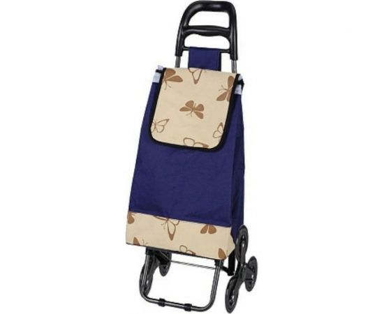 Тележка с сумкой Рыжий кот А204 Бабочки 30 кг колесо комби 3 шт*88 мм 093551 