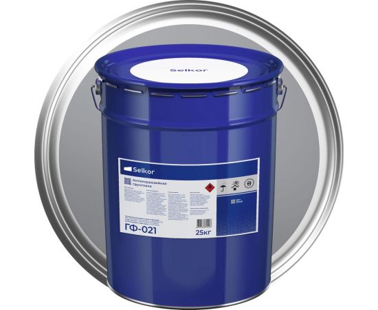 Грунтовка Selkor ГФ-021 серая 25 кг 71012 