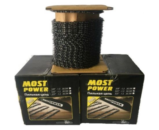 Цепь пильная 0.325"", 1.5 мм, катушка 30.5 м для бензопилы MOST POWER 1504002007 