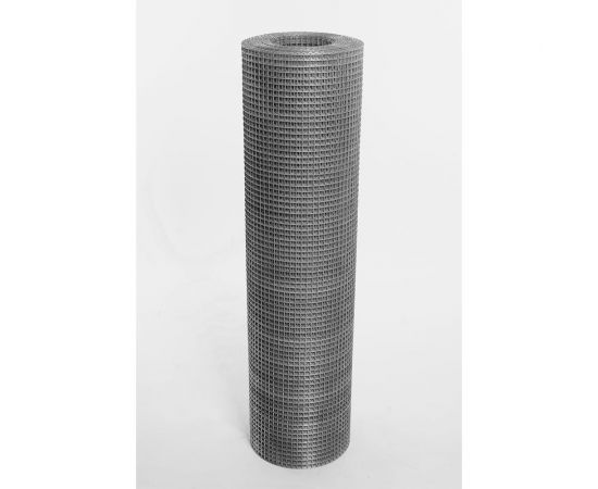 Сварная сетка ООО «ТД «КАСКАД» оцинкованная, ячейка 12.5x12.5 мм, 1.0x15 м, диаметр 1.4 мм 12121015Ц 