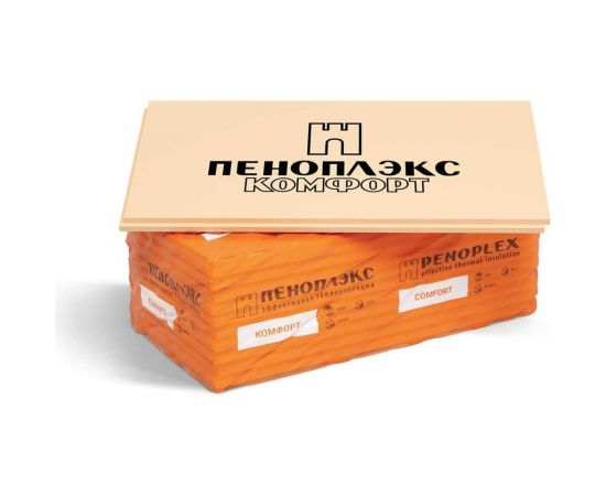 Экструдированный пенополистирол PENOPLEX Комфорт 30x585x1185 мм, в упаковке 13 шт. TU0-0002502 