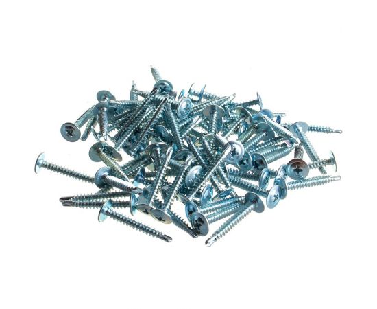 Саморез прессшайба крепежная техника сверло 4,2х32, 600 шт. 430510 БК – изображение 2