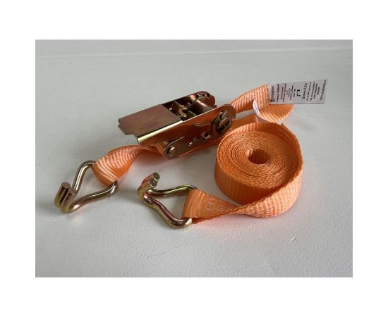 Стяжной 2-составной ремень ООО Грузкомплект 25 мм, 0,8 т, 8 м СР25088 – изображение 2