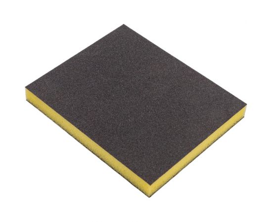 Губка абразивная, двусторонняя 120x100x12 мм, Grit 120 VOLCA 54510761012 – изображение 2