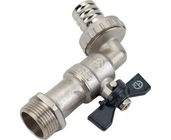 Шаровой кран AQUALINK водоразборный, под шланг, 3/4 W h B бабочка 1490 – изображение 2