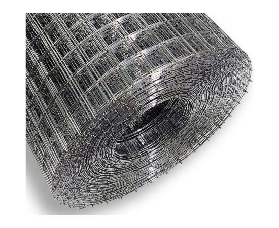 Сварная оцинкованная сетка КБР диаметр проволоки 1.2мм, ячейка 20x20мм, 1-25м KBR20201225ZNA – изображение 2